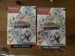 Pokemon TCG Scarlet & Violet Prismatic Evolutions Booster Bundle Sealed, X2 - Image 1