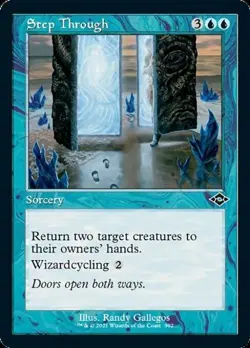 Step Through (Retro Frame) -Foil Light Play MTG Modern Horizons 2 - Image 1