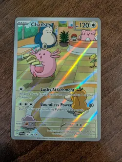 Chansey 187/167 Twilight Masquerade Illustration Rare Pokemon Card Near Mint - Image 1