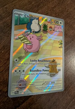 Chansey 187/167 Twilight Masquerade Illustration Rare Pokemon Card Near Mint - Image 2