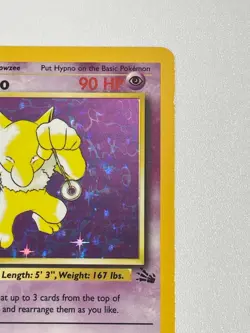 Hypno 8/62 Fossil Holo Rare Unlimited Pokemon TCG Card - LP - Image 3