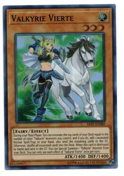 Yu-Gi-Oh Card: Valkyrie Vierte SAST-EN089 Super Rare! NM - Image 1