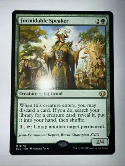 MTG Magic The Gathering - Formidable Speaker - ECL (#176) REG NM - Image 1