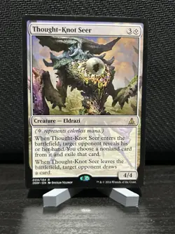 Magic: The Gathering Thought-Knot Seer Rare Oath of the Gatewatch 009/184 LP - Image 1