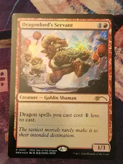 MTG Dragonlord's Servant - FOIL Lunar New Year Promo - Image 1