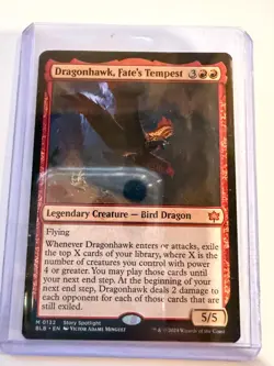Dragonhawk, Fate's Tempest (132) Bloomburrow BLB MTG Magic - Image 1