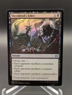 Sheoldred's Edict Phyrexia: All Will Be One Foil - Image 1