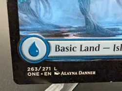 4x Island (263) - Full Art Phyrexia: All Will Be One Regular (Playset) - Image 3