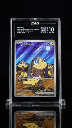 TAG 10 Pokemon: Helioptile 143/132 Me01: Mega Evolution Holo - Image 1