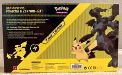 Pokemon TCG Pikachu & Zekrom GX Tag Team Premium Collection New Factory Sealed - Image 2
