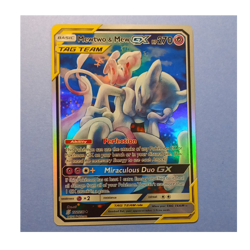 Mewtwo & Mew GX 222/236 SM-Unified Minds TAG TEAM GX Full Art Holo 270 HP - Image 1