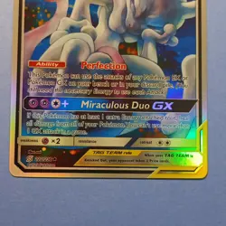 Mewtwo & Mew GX 222/236 SM-Unified Minds TAG TEAM GX Full Art Holo 270 HP - Image 3