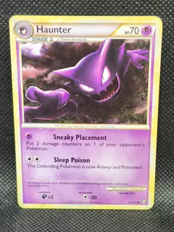 Pokemon Haunter Triumphant 35/102 Played Condition - Image 1