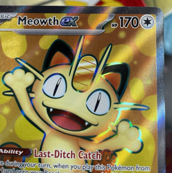 Pokemon TCG: Meowth ex 107/088 Perfect Order Ultra Rare Full Art Holo - NM - Image 4