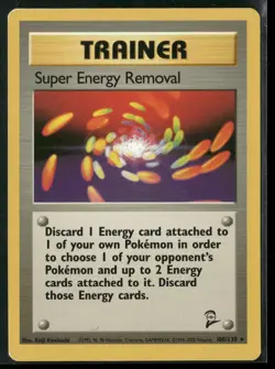 Super Energy Removal 108/130 Rare Base Set 2 Pokemon Moderately Played - Image 1