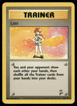 Lass 104/130 Rare Base Set 2 Pokemon Near Mint - Image 1