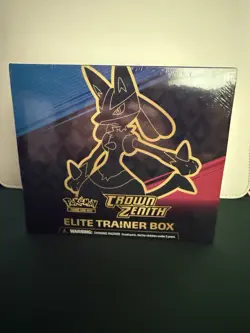 Pokemon Sword & Shield Crown Zenith Elite Trainer Box ETB New Factory Sealed - Image 1