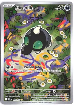 Shroodle 149/132 Illustration Rare Mega Evolution Pokemon NM - Image 1