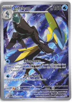 Inteleon 142/132 Illustration Rare Mega Evolution Pokemon NM - Image 1