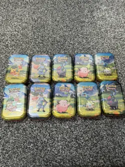 Pokemon Ascended Heroes X10 MINI TINS All SEALED BRAND NEW - Image 3