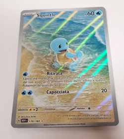 🟢 POKEMON CARTA SQUIRTLE 151 ..MEW it 170/165 Near Mint - Image 1