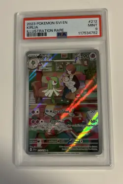 2023 Pokemon SVI EN #212 - Kirlia PSA 9 Mint - Illustration Rare - Image 3