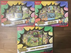 Pokemon TCG Ascended Heroes Deluxe Pin Collection Lot of 2 & ex Box (New/Sealed) - Image 1