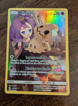 Mimikyu 245/236 Cosmic Eclipse Character Secret Rare Holo Pokemon TCG NM - Image 1