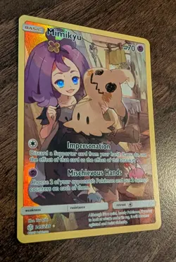 Mimikyu 245/236 Cosmic Eclipse Character Secret Rare Holo Pokemon TCG NM - Image 4