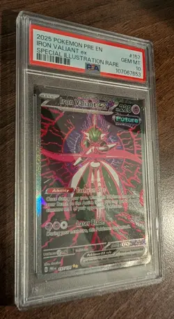 Iron Valiant ex 157/131 Prismatic Evolutions Pokemon TCG PSA 10 GEM MINT - Image 2