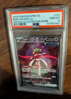 Iron Valiant ex 157/131 Prismatic Evolutions Pokemon TCG PSA 10 GEM MINT - Image 5
