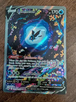Lumineon V GG39/GG70 Crown Zenith Galarian Gallery Holo Pokemon TCG NM - Image 1