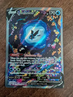 Lumineon V GG39/GG70 Crown Zenith Galarian Gallery Holo Pokemon TCG NM - Image 2