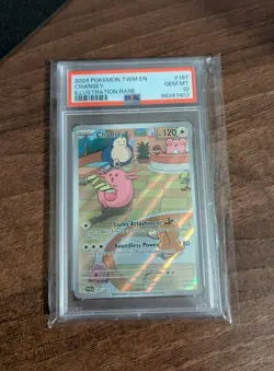 Chansey 187/167 Scarlet & Violet-Twilight Masquerade Pokemon TCG PSA 10 - Image 1