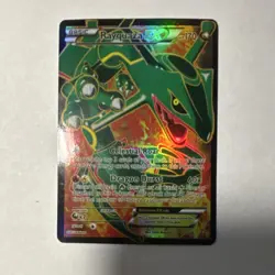 The Pokemon Company Rayquaza EX Full Art Holo 123/124 Ultra Rare 170 HP Eng - Image 1