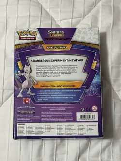 Pokemon TCG Shining Legends Mewtwo Pin Collection Box Promo Booster English 2017 - Image 4