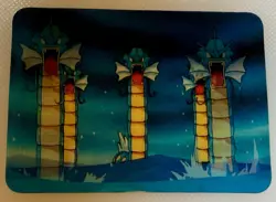 Gyarados 1998 Nintendo Pokemon TCG PIKA-0027D/DVD Lenticular Video Promo Pack-in - Image 1