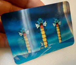 Gyarados 1998 Nintendo Pokemon TCG PIKA-0027D/DVD Lenticular Video Promo Pack-in - Image 2