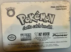Gyarados 1998 Nintendo Pokemon TCG PIKA-0027D/DVD Lenticular Video Promo Pack-in - Image 3