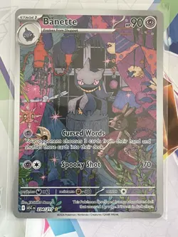 Pokemon TCG Acsended Heroes Banette IR 234/217 Near Mint - Image 1