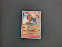 Pokemon TCG Prismatic Evolutions 016/131 Pyroar Master Ball Reverse Holo - Mint - Image 1