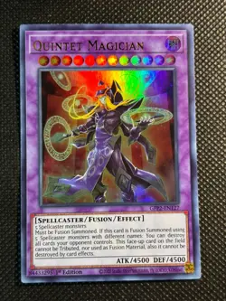 Yugioh Quintet Magician Ultra Rare GFP2 1st Edition NM - Image 1