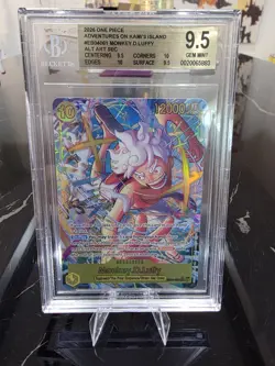 BGS 9.5 One Piece EB04-061 Monkey D. Luffy (Adv. On Kami's Island) - Image 1