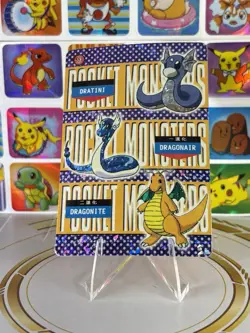 Pokemon Sticker Rare Vintage Vending Machine Holo prism Nintendo 2000 Nintendo - Image 1