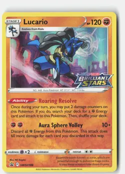 Lucario SWSH186 Holo Promo Sword & Shield Promo Pokemon - Image 1