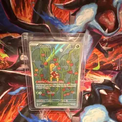 Shuckle 136/132 Me01: Mega Evolution Illustration Rare Holo 80 HP Pokemon TCG - Image 1