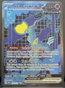 Pokemon Iron Crown ex 158/131 Prismatic Evolutions Special Illustration Rare NM - Image 1
