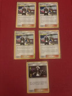 Pokemon TCG Guzma & Hala x 4 + Guzma Trainer Supporter - Image 1