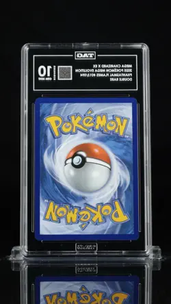 2025 POKEMON PFL EN-PHANTASMAL FLAMES #013 MEGA CHARIZARD X EX TAG 10 GEM MINT - Image 2