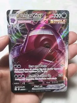 Pokemon TCG Gengar VMAX 157/264 Fusion Strike Full Art Holo Ultra Rare NM - Image 1